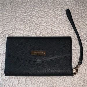 Kate Spade New York Saffiano leather phone wallet